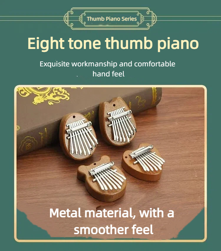 Musical Instrument Piano - بيانو إبهامي محمول للمبتدئين مع حبل