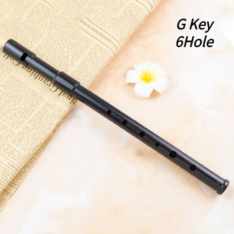 Tin Whistle Flute - 6 حفرة الراتنج القصدير صافرة D