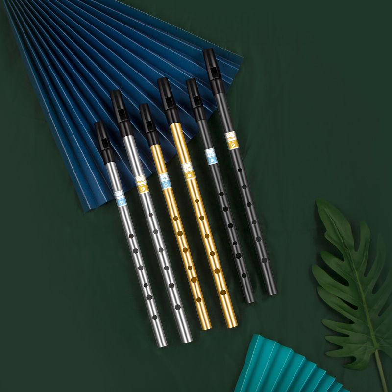 Tin Whistle Flute - فلوت صفارة أيرلندية للآلات الموسيقية، مفتاح