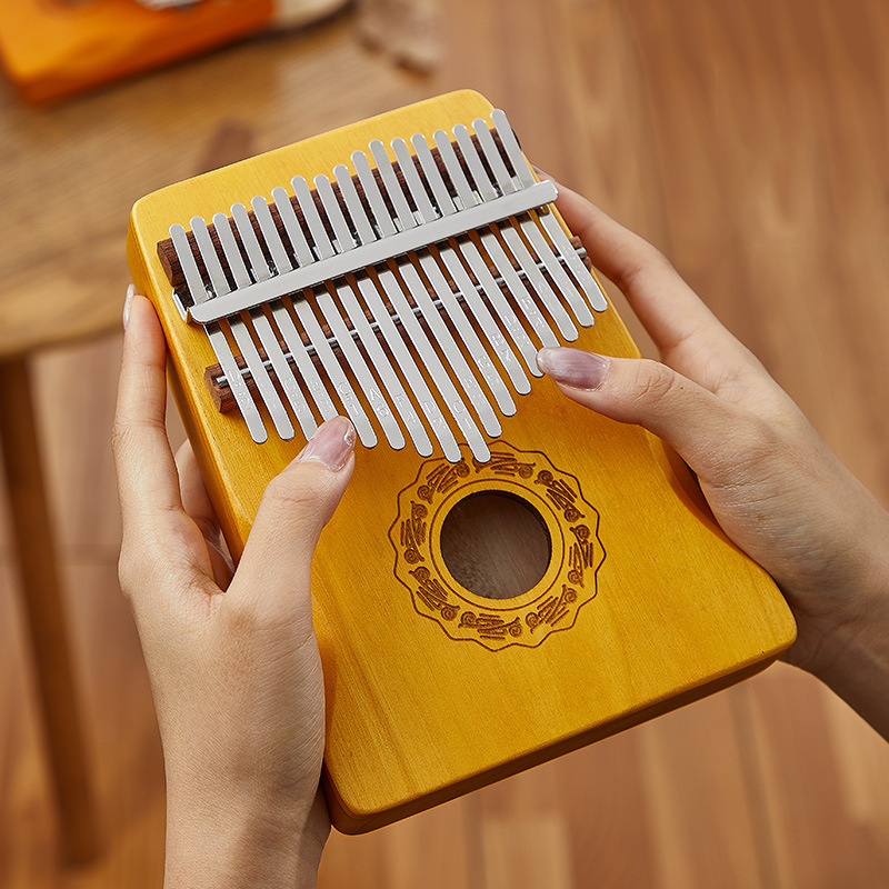 Musical Instrument Piano - هيلورو كاليمبا بـ 17 مفتاحًا، بيانو