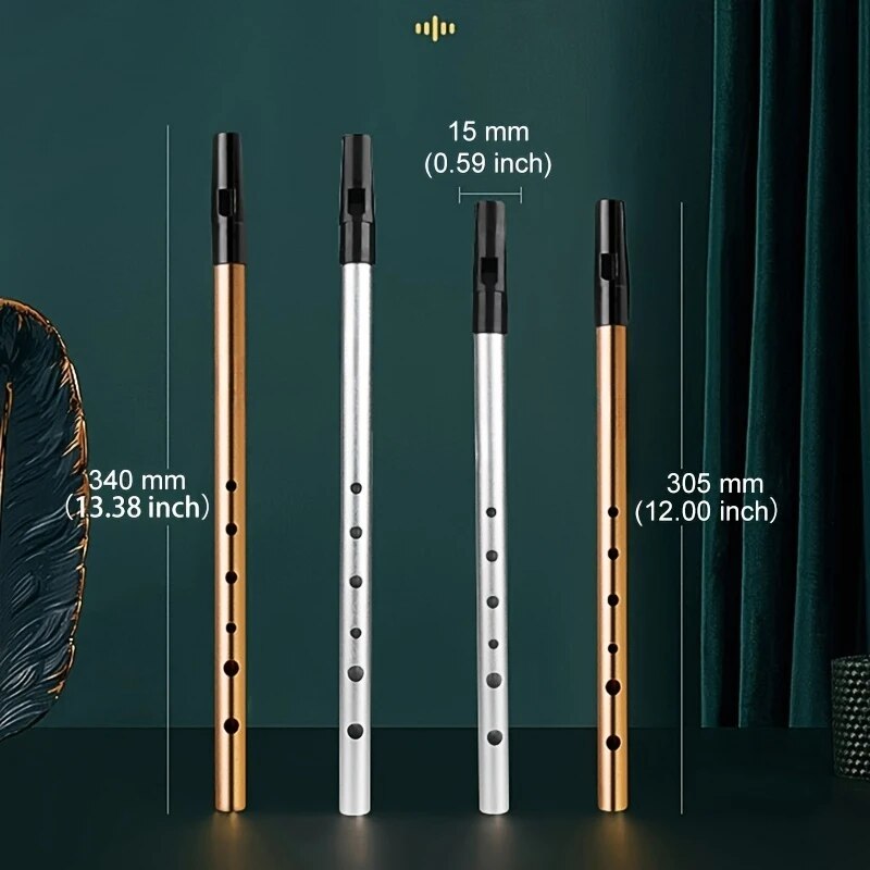 Tin Whistle Flute - Miwayer أصيلة الأيرلندية صافرة الناي C/D