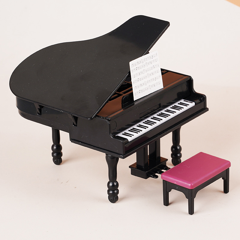 1:12 دمية مصغرة البيانو ث/البر - مراجعة Musical Instrument Piano وسعره