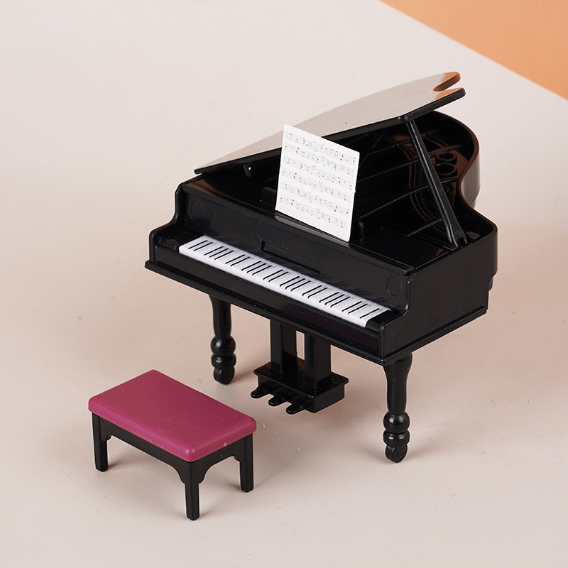 1:12 دمية مصغرة البيانو ث/البر - مراجعة Musical Instrument Piano وسعره