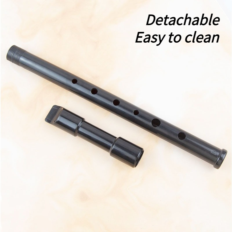 6 حفرة الراتنج القصدير صافرة D - مراجعة Tin Whistle Flute وسعره
