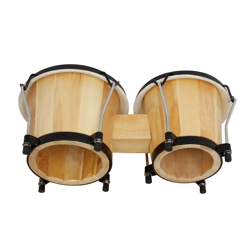 طقم طبول بونغو خشبية مقاس 5.5  - مراجعة Bongo Drum Set وسعره