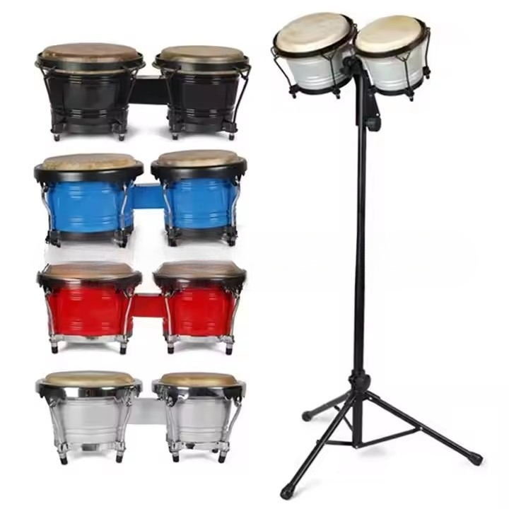 طبلة بونجو احترافية مع حامل قا - مراجعة Bongo Drum Set وسعره