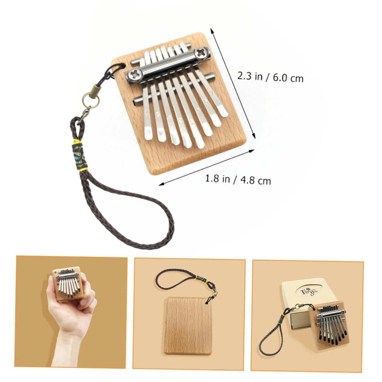 Miwayer-Mini Kalimba 8 بيانو إ - مراجعة Musical Instrument Piano وسعره