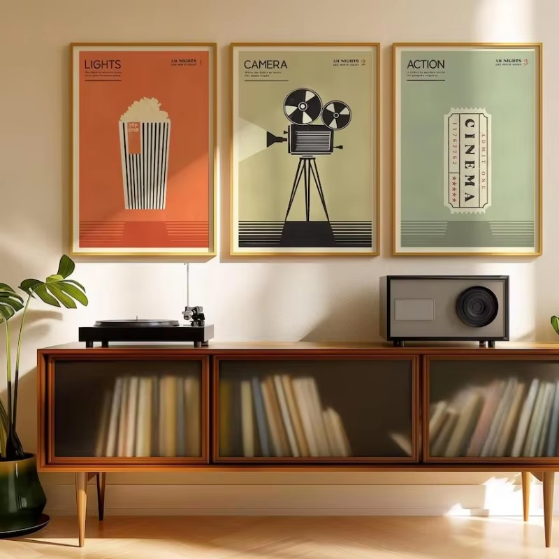 ملصق موسيقى البوب ​​العتيقة عل - مراجعة Musical Instrument Painting وسعره