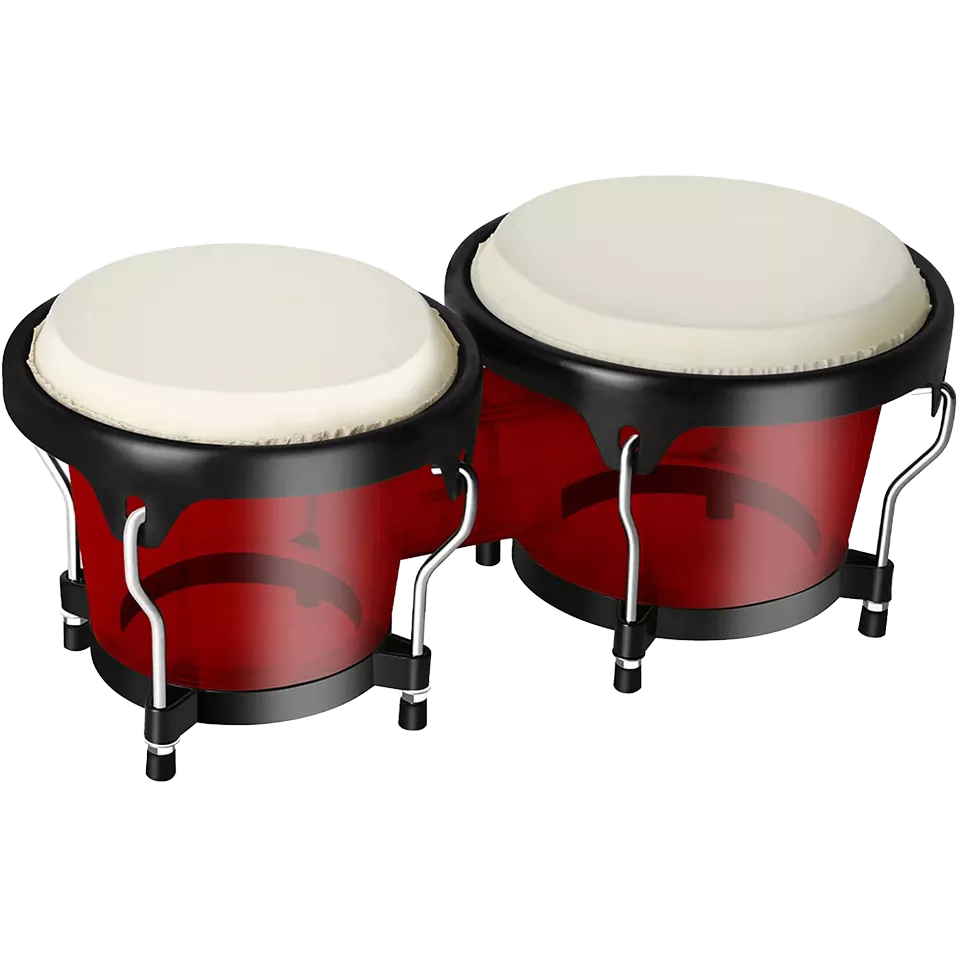 طقم طبول بونغو بقشرة ABS مقاس  - مراجعة Bongo Drum Set وسعره