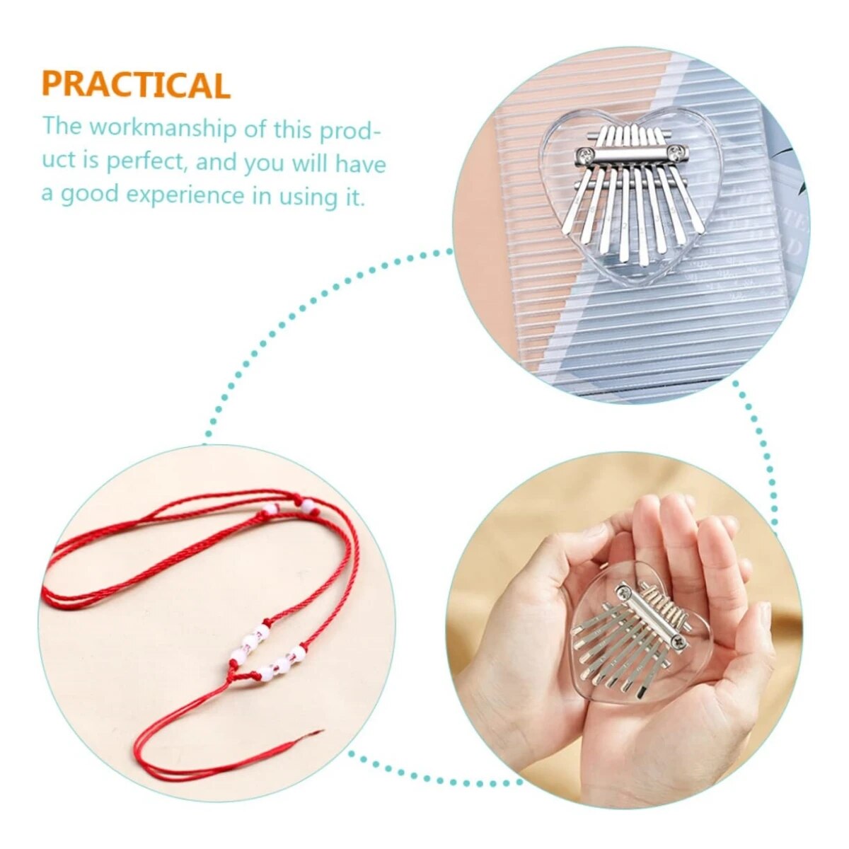 Miwayer-mini kalimba 8 مفاتيح  - مراجعة Musical Instrument Piano وسعره