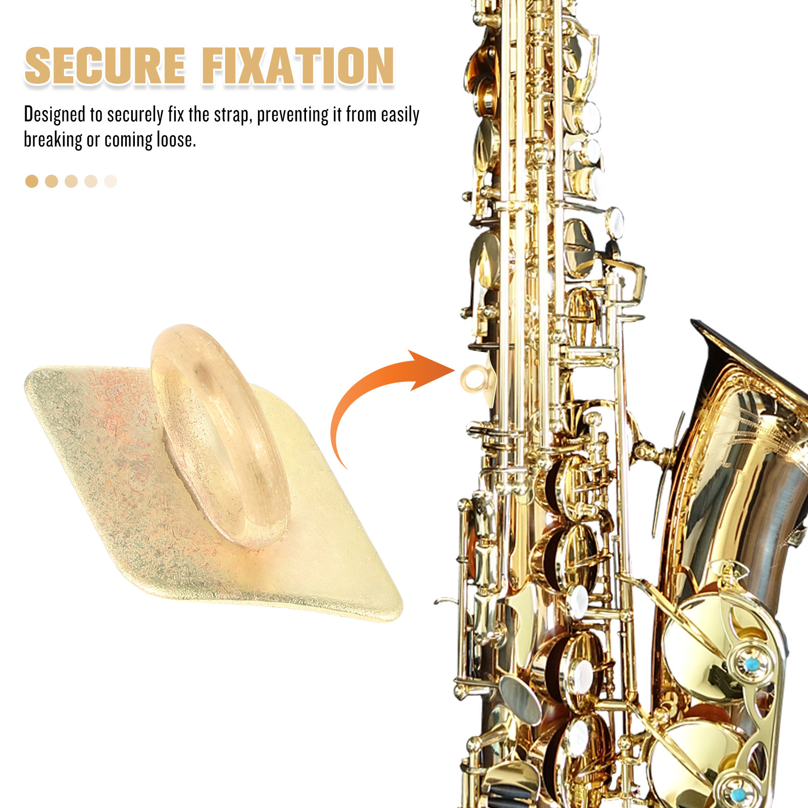 حلقة نحاسية لحزام الساكسفون، خ - مراجعة Musical Instrument Jewelry وسعره